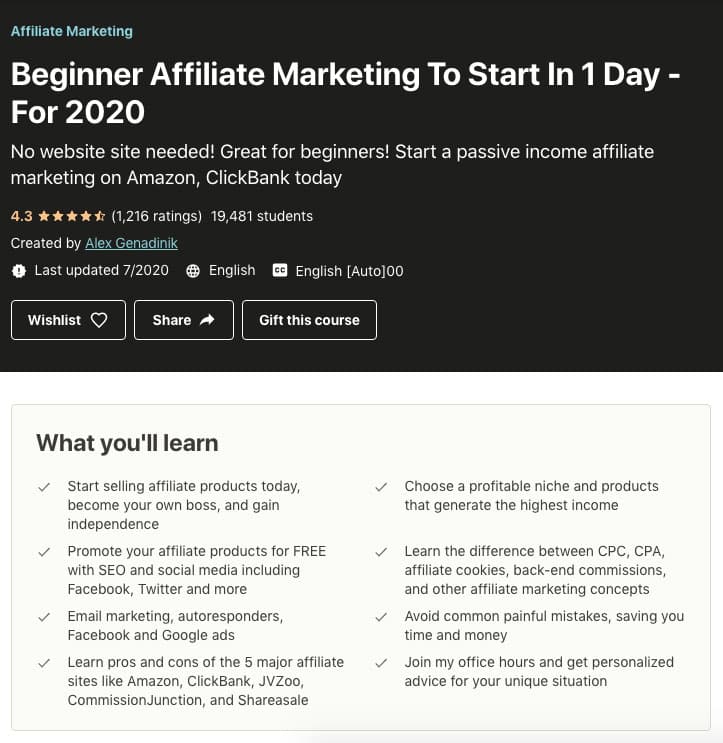 beginner affiliate marketing