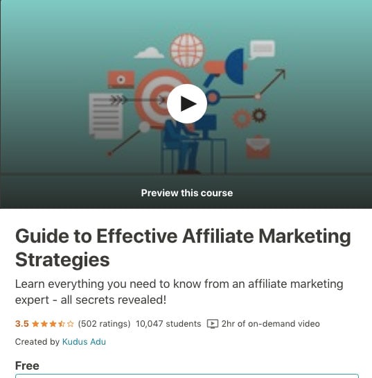 guide to affiliate marketing strategies